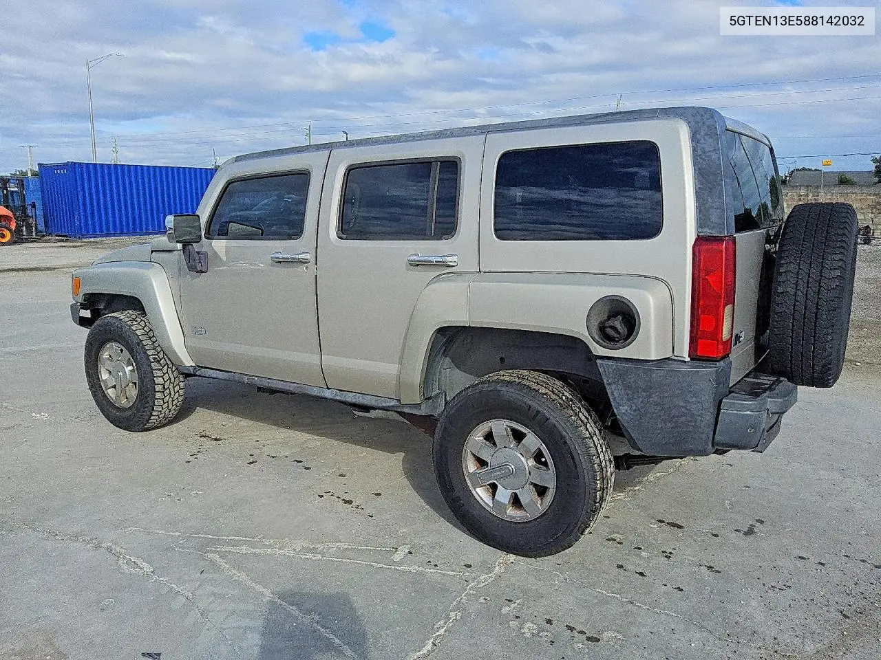 2008 Hummer H3 VIN: 5GTEN13E588142032 Lot: 72814385