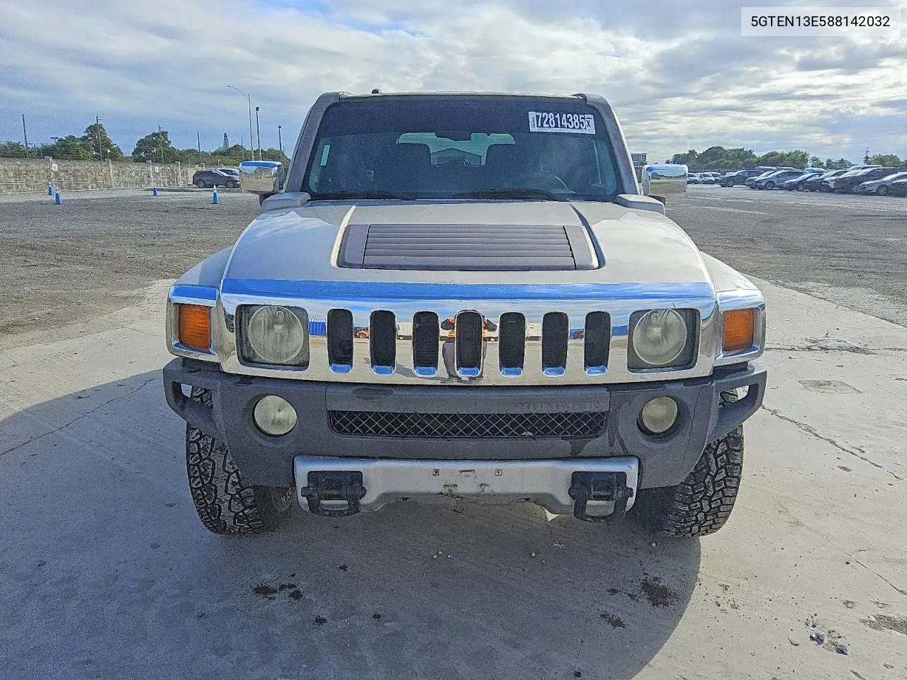 2008 Hummer H3 VIN: 5GTEN13E588142032 Lot: 72814385