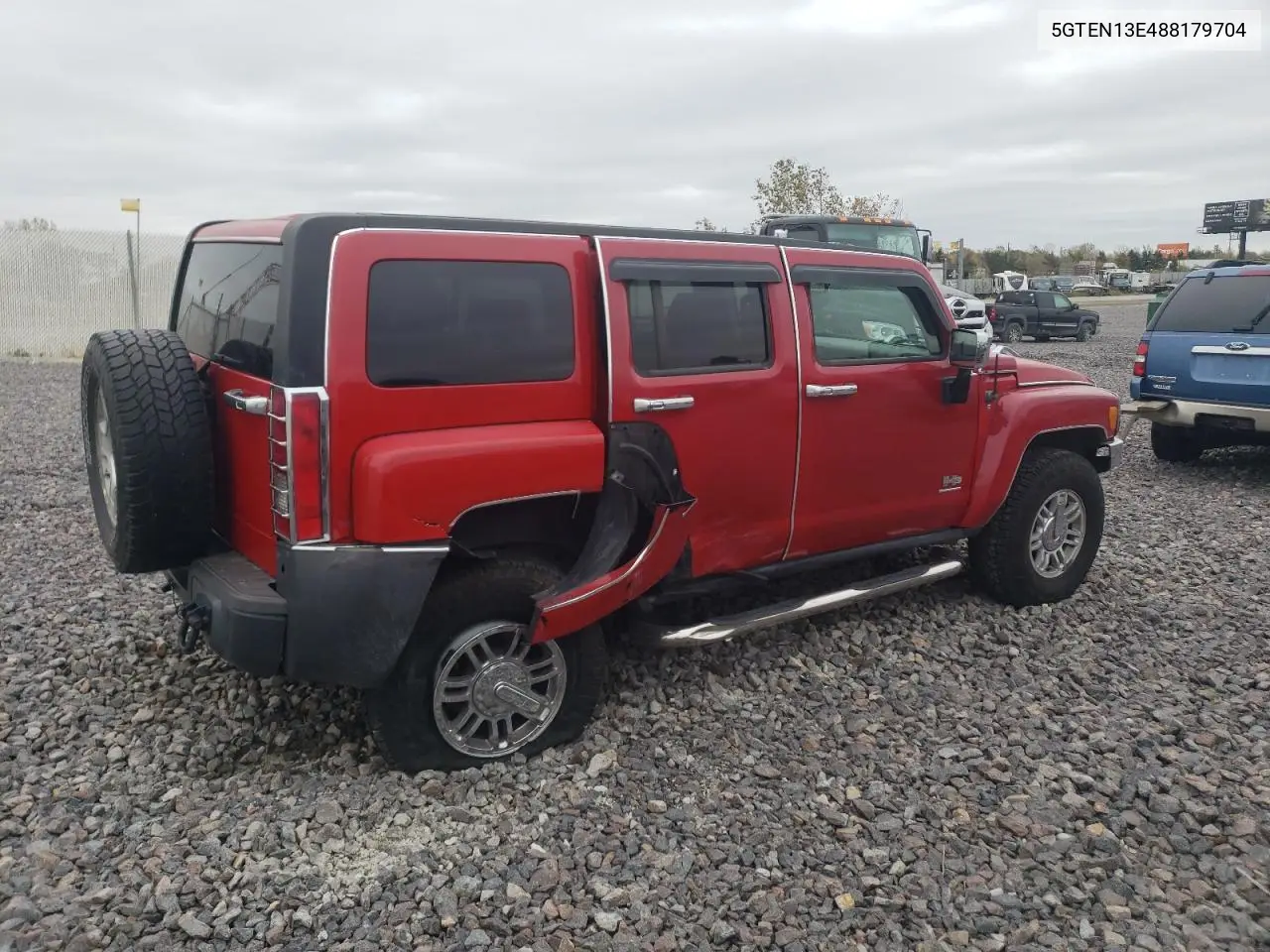 2008 Hummer H3 VIN: 5GTEN13E488179704 Lot: 74364755