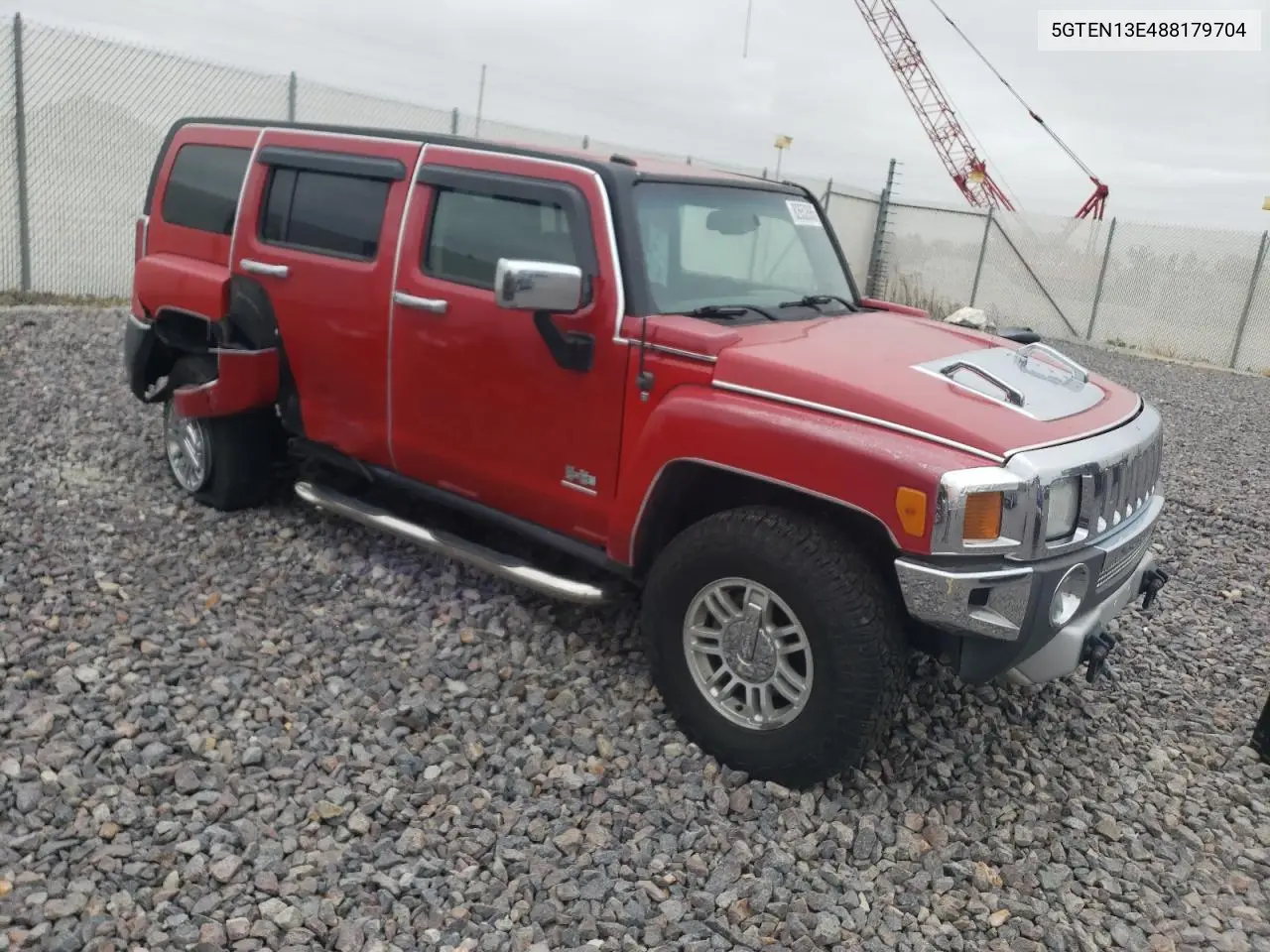 2008 Hummer H3 VIN: 5GTEN13E488179704 Lot: 74364755