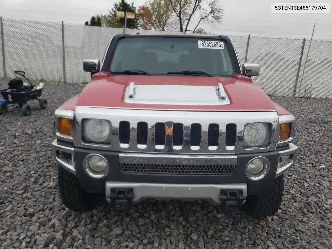 2008 Hummer H3 VIN: 5GTEN13E488179704 Lot: 74364755