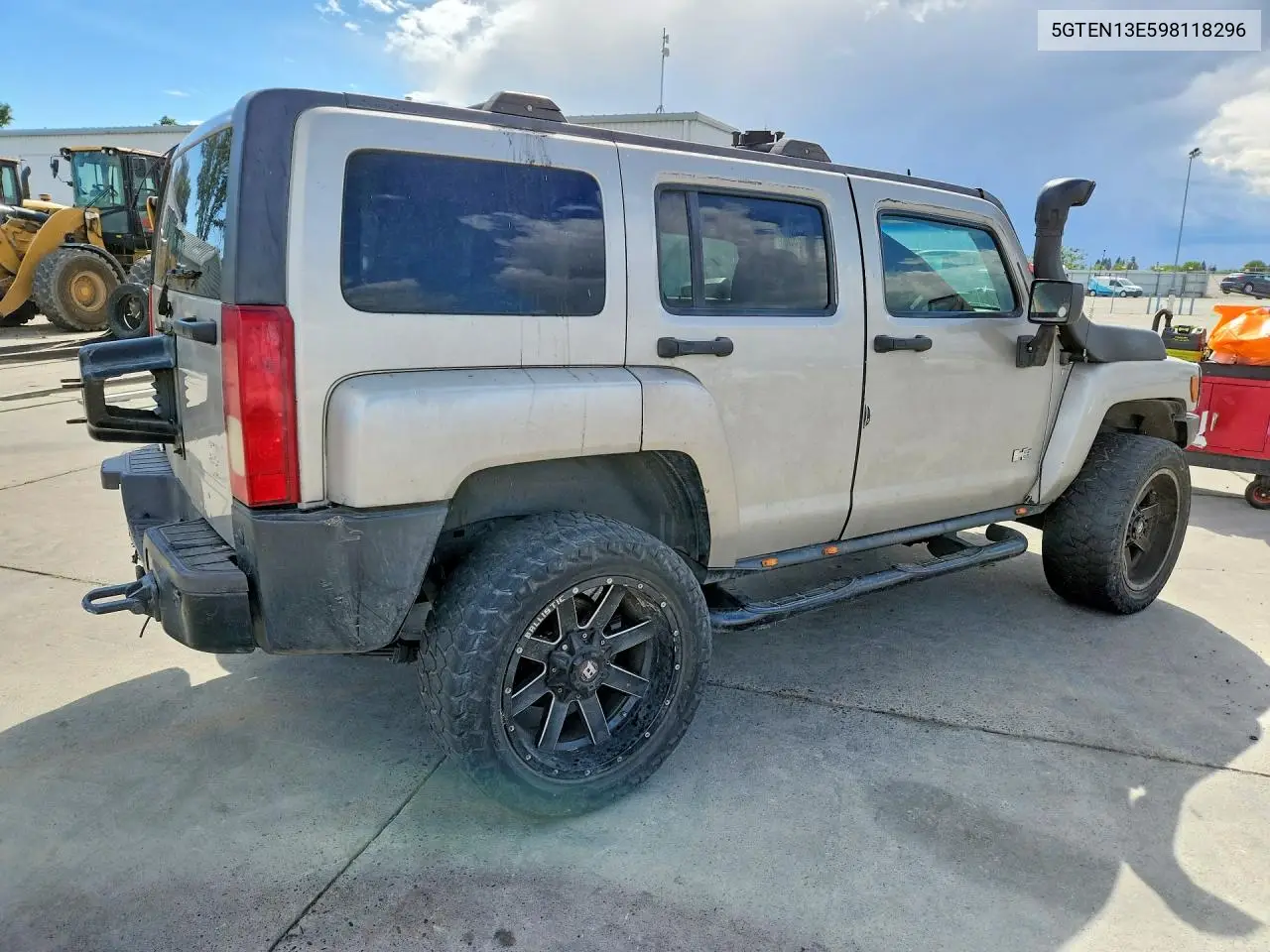 2009 Hummer H3 VIN: 5GTEN13E598118296 Lot: 54973806