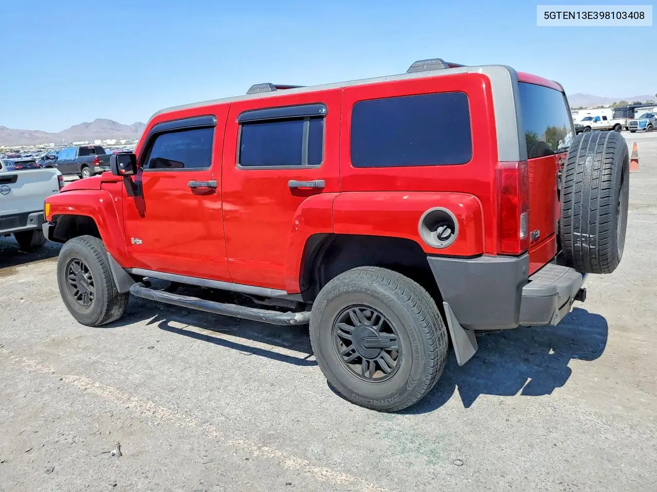 2009 Hummer H3 VIN: 5GTEN13E398103408 Lot: 57633816