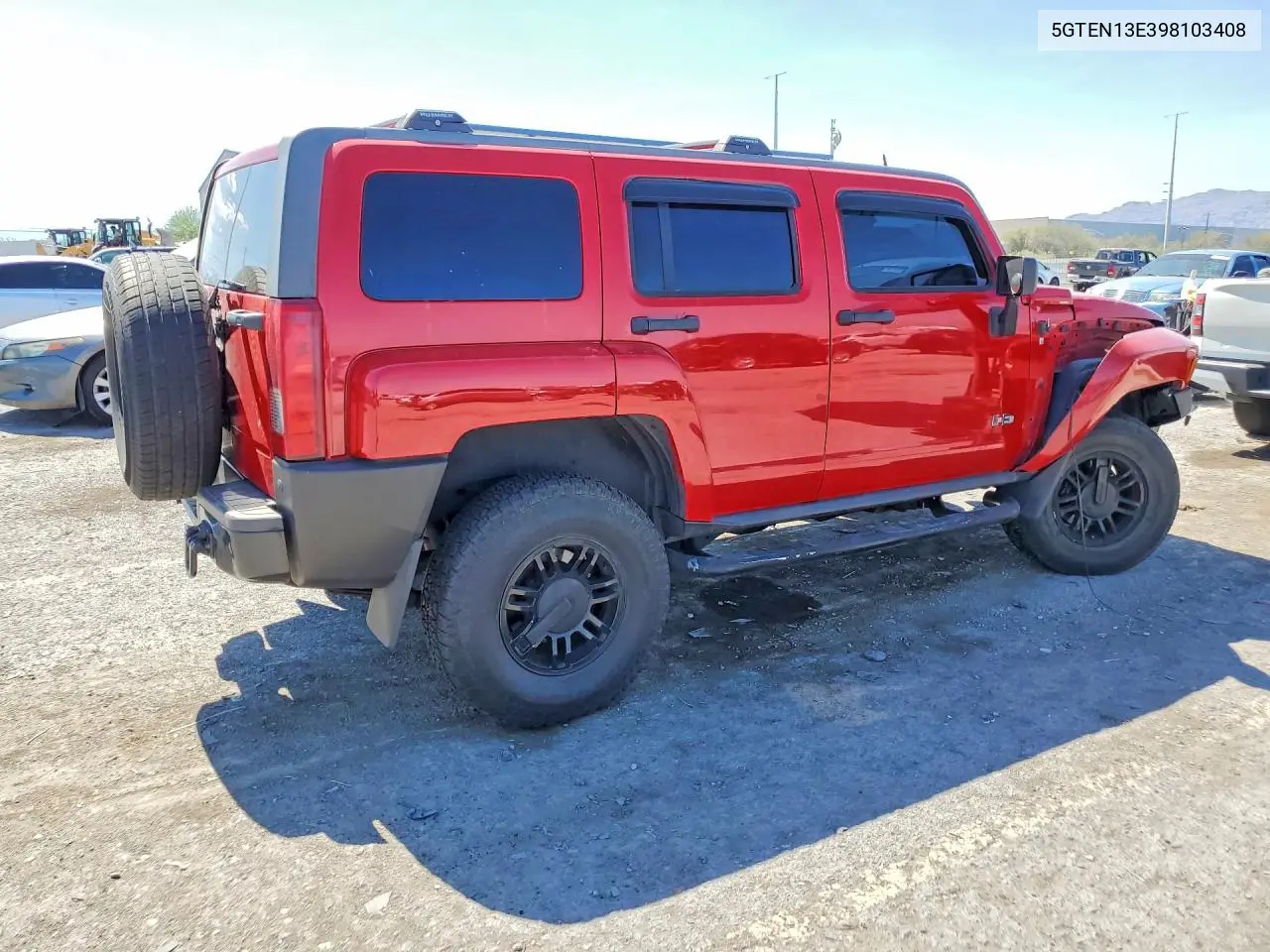 2009 Hummer H3 VIN: 5GTEN13E398103408 Lot: 57633816