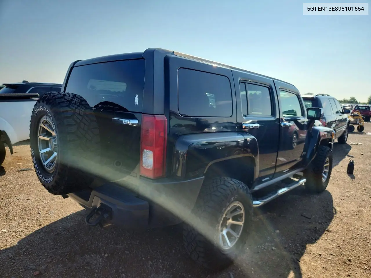 2009 Hummer H3 VIN: 5GTEN13E898101654 Lot: 59389046