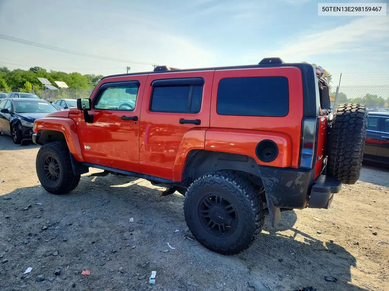 2009 Hummer H3 VIN: 5GTEN13E298159467 Lot: 60415996