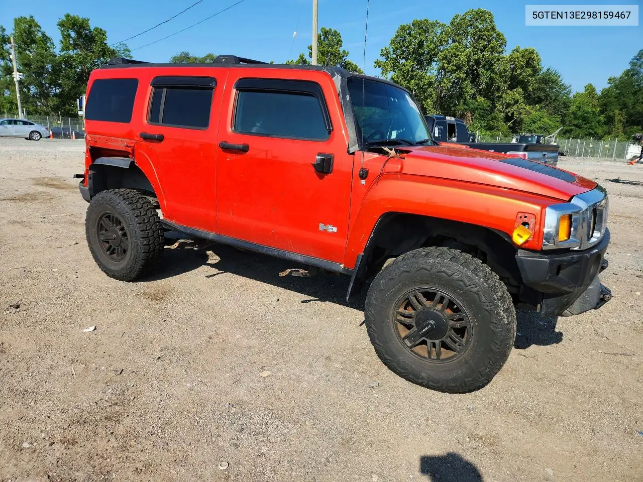 2009 Hummer H3 VIN: 5GTEN13E298159467 Lot: 60415996