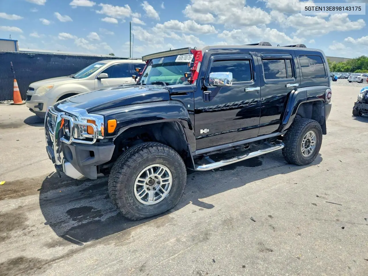 2009 Hummer H3 VIN: 5GTEN13E898143175 Lot: 60670076