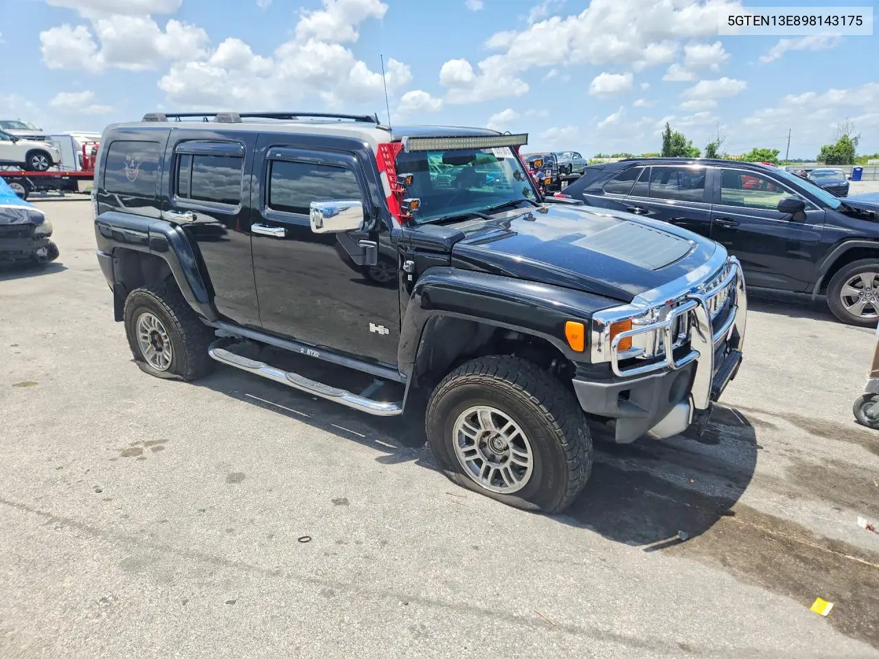 2009 Hummer H3 VIN: 5GTEN13E898143175 Lot: 60670076