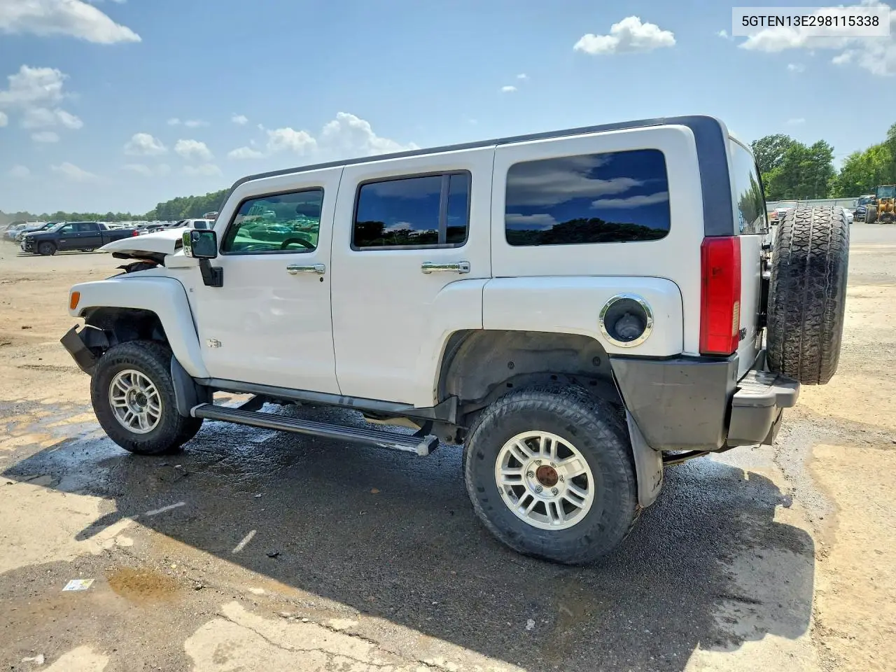 2009 Hummer H3 VIN: 5GTEN13E298115338 Lot: 61870006