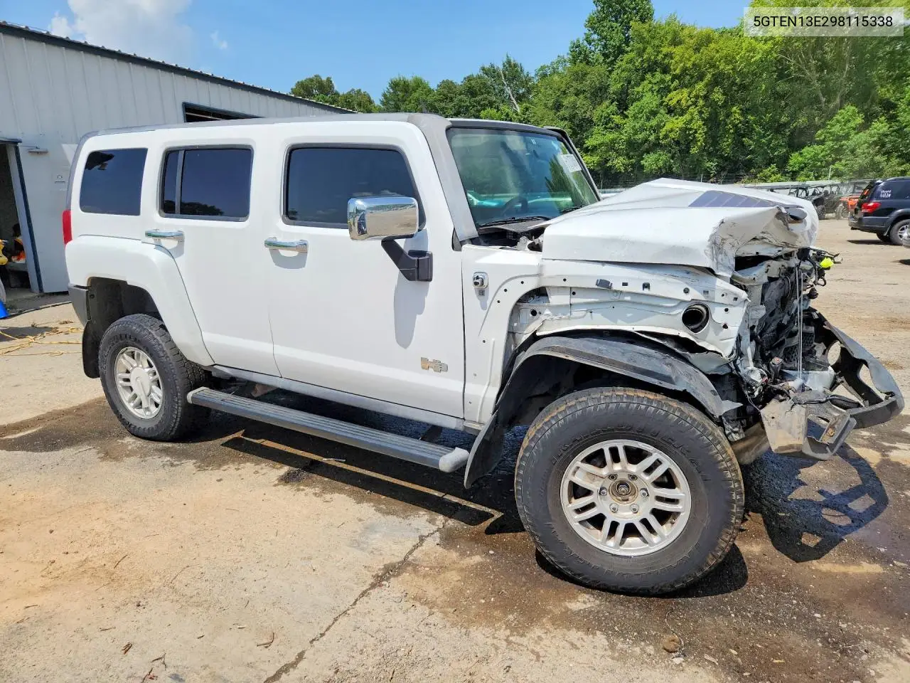 2009 Hummer H3 VIN: 5GTEN13E298115338 Lot: 61870006