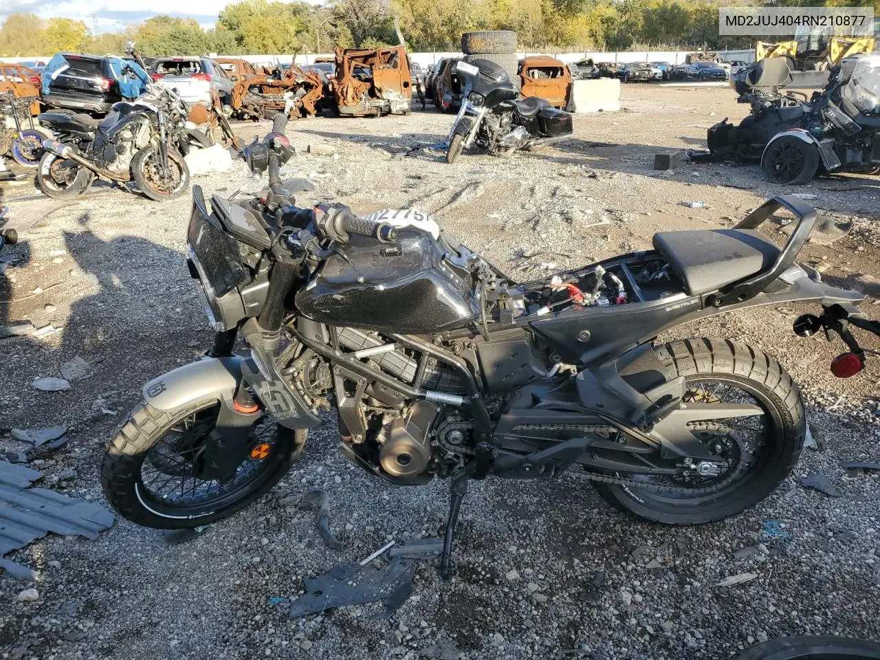2024 Husqvarna Svartpilen VIN: MD2JUJ404RN210877 Lot: 87202775