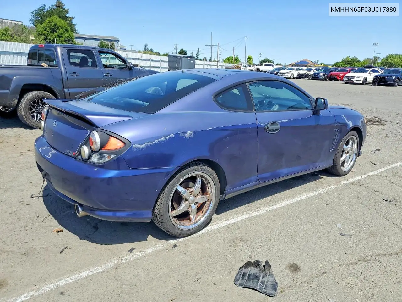 2003 Hyundai Tiburon Gt VIN: KMHHN65F03U017880 Lot: 49515606