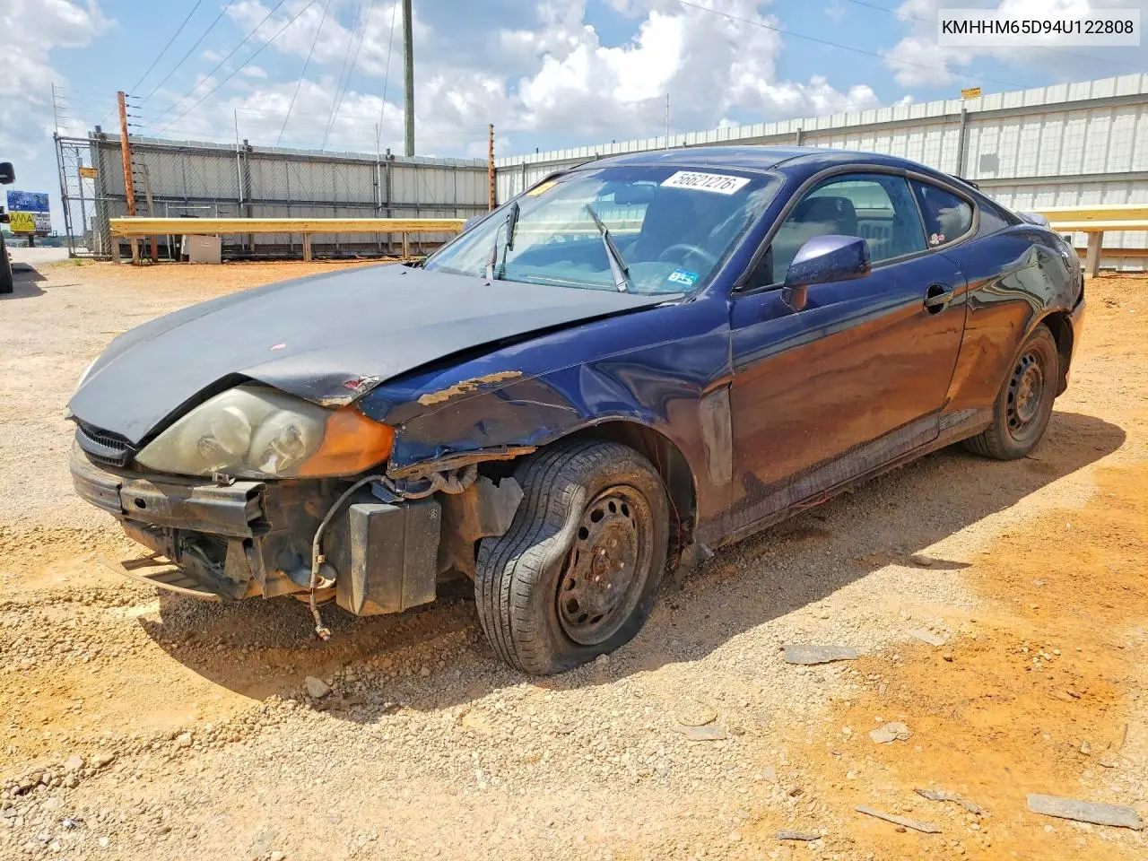 2004 Hyundai Tiburon Base VIN: KMHHM65D94U122808 Lot: 56621276