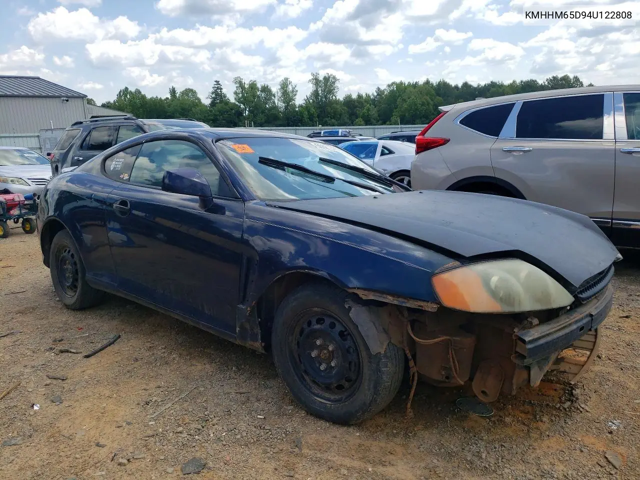 2004 Hyundai Tiburon Base VIN: KMHHM65D94U122808 Lot: 56621276