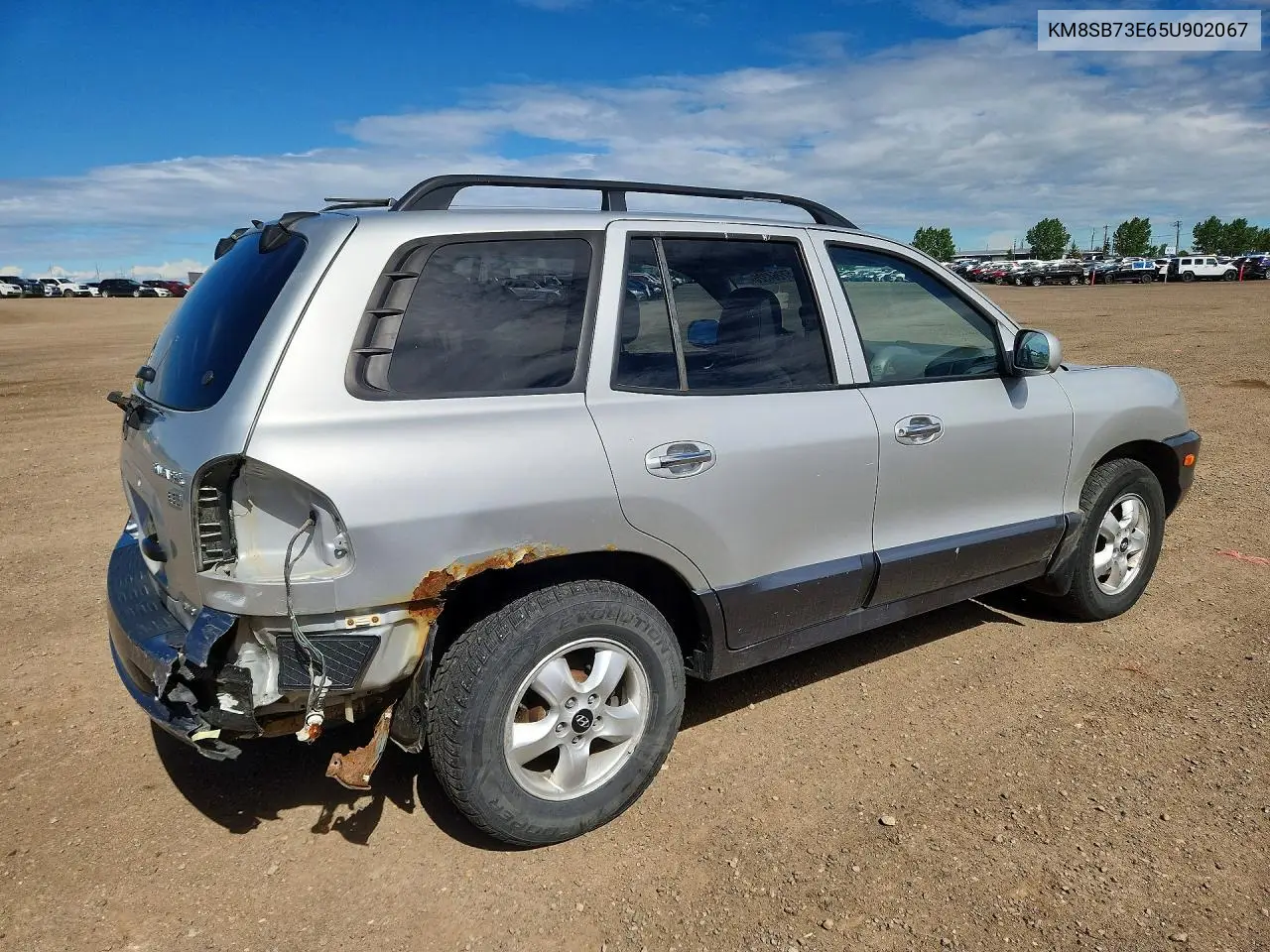 2005 Hyundai Santa Fe VIN: KM8SB73E65U902067 Lot: 57264326