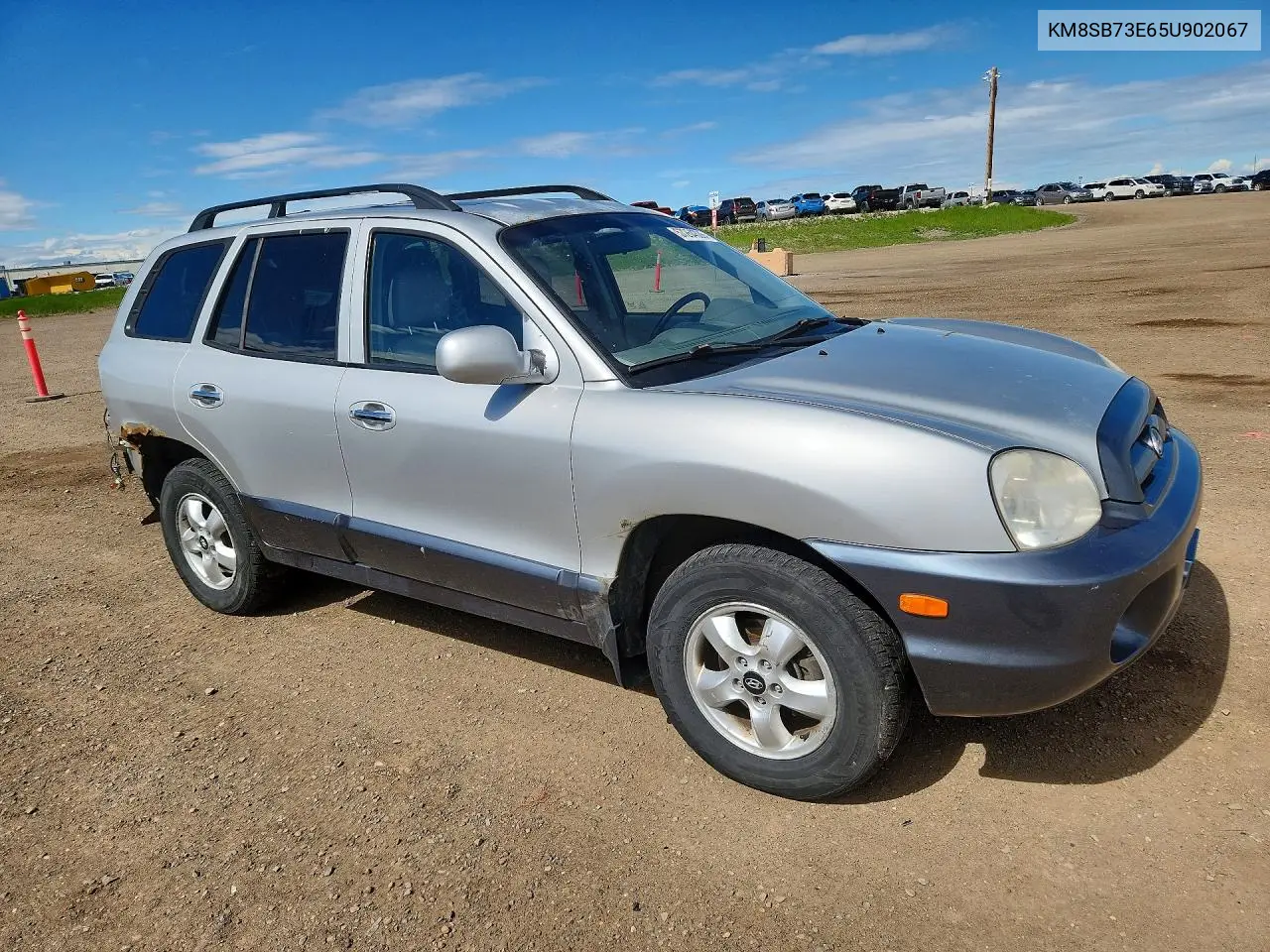 2005 Hyundai Santa Fe VIN: KM8SB73E65U902067 Lot: 57264326