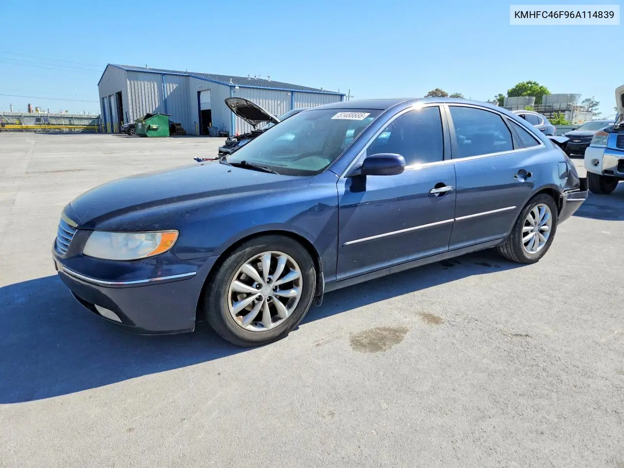 2006 Hyundai Azera Se VIN: KMHFC46F96A114839 Lot: 51488686