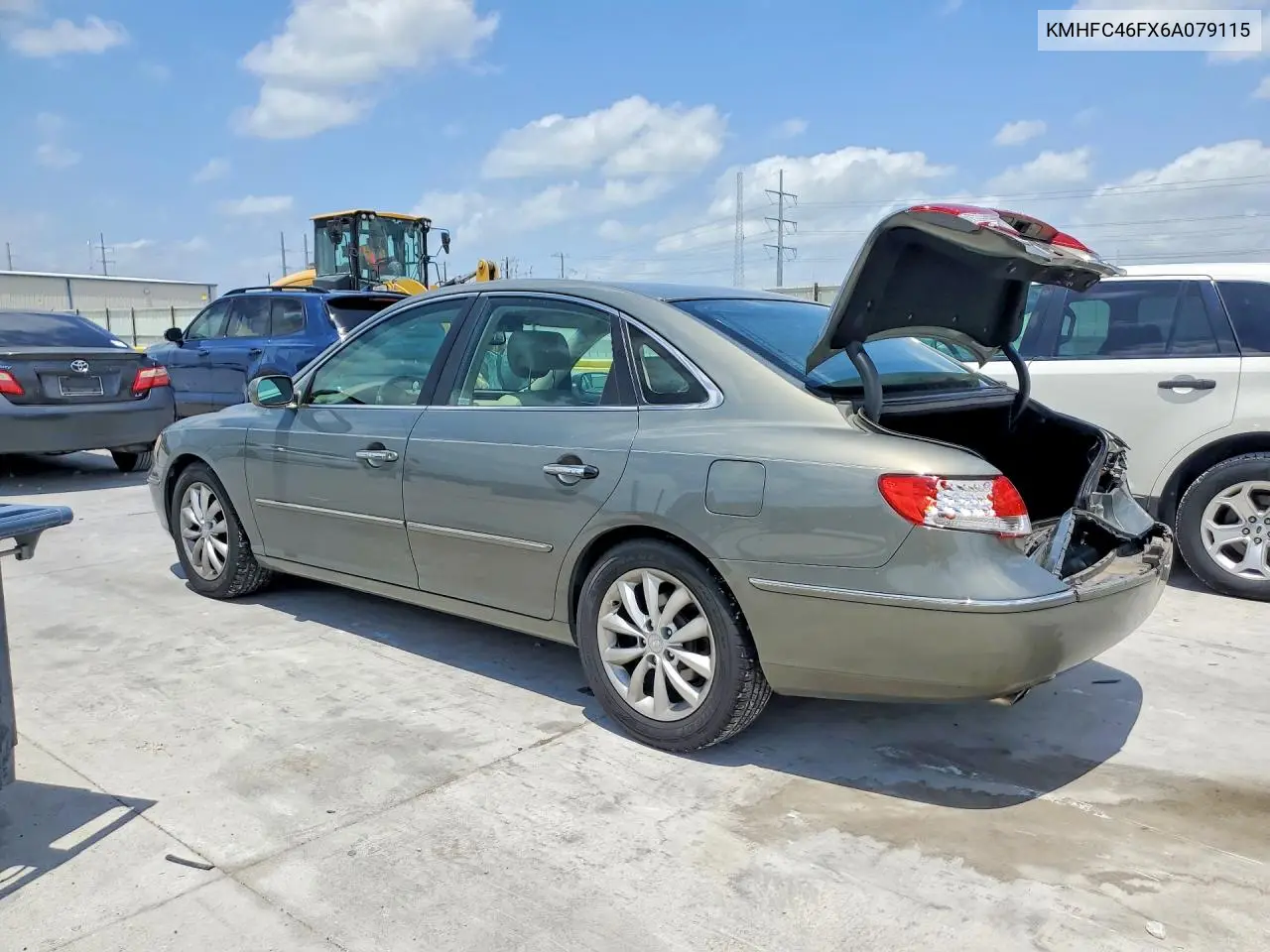 2006 Hyundai Azera Se VIN: KMHFC46FX6A079115 Lot: 52590036