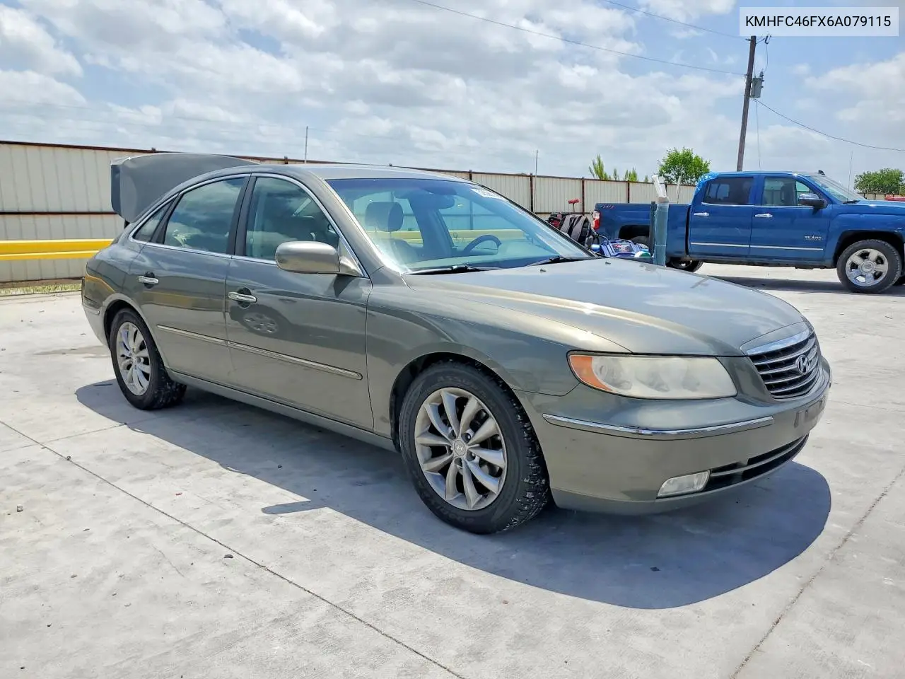 2006 Hyundai Azera Se VIN: KMHFC46FX6A079115 Lot: 52590036