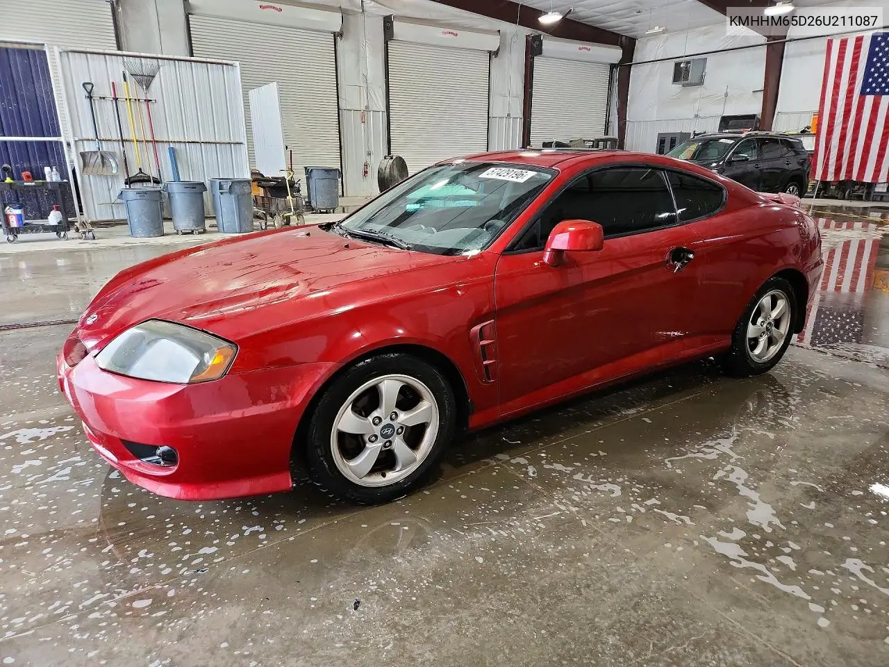 2006 Hyundai Tiburon Gs VIN: KMHHM65D26U211087 Lot: 57429196