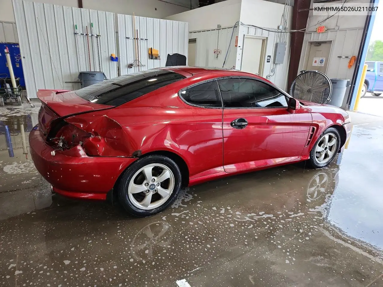 2006 Hyundai Tiburon Gs VIN: KMHHM65D26U211087 Lot: 57429196