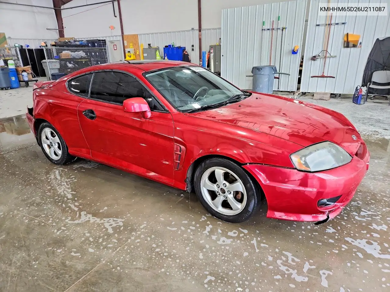 2006 Hyundai Tiburon Gs VIN: KMHHM65D26U211087 Lot: 57429196