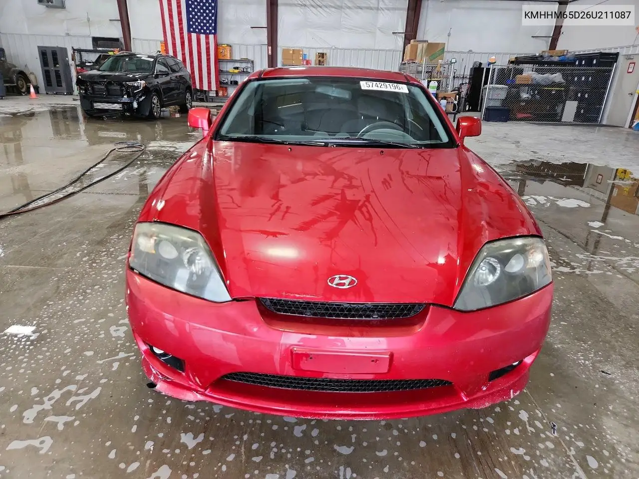 2006 Hyundai Tiburon Gs VIN: KMHHM65D26U211087 Lot: 57429196