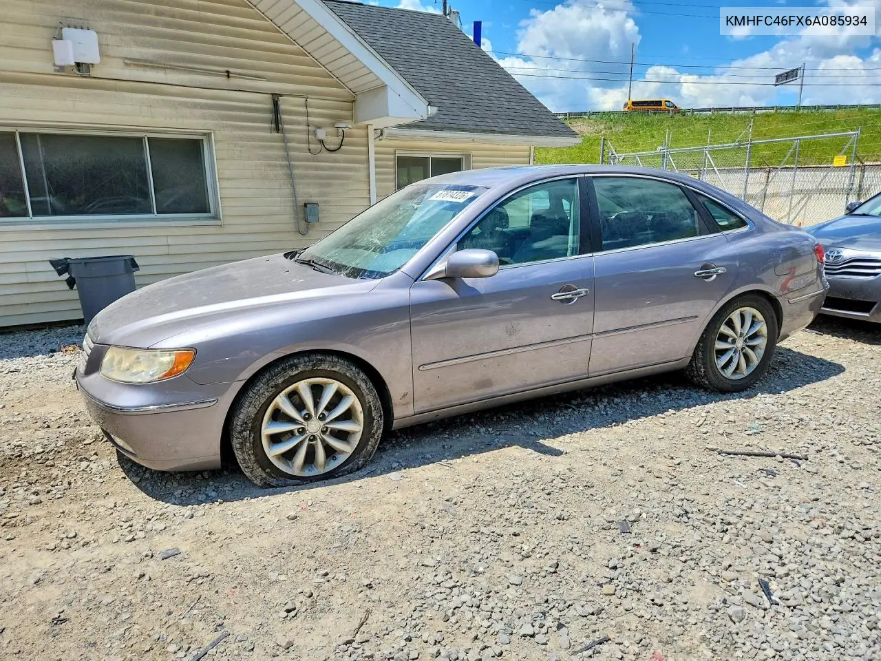 2006 Hyundai Azera Se VIN: KMHFC46FX6A085934 Lot: 57814326