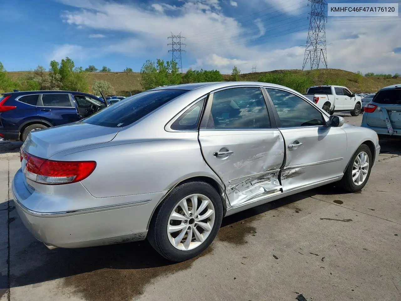 2007 Hyundai Azera Se VIN: KMHFC46F47A176120 Lot: 53437206