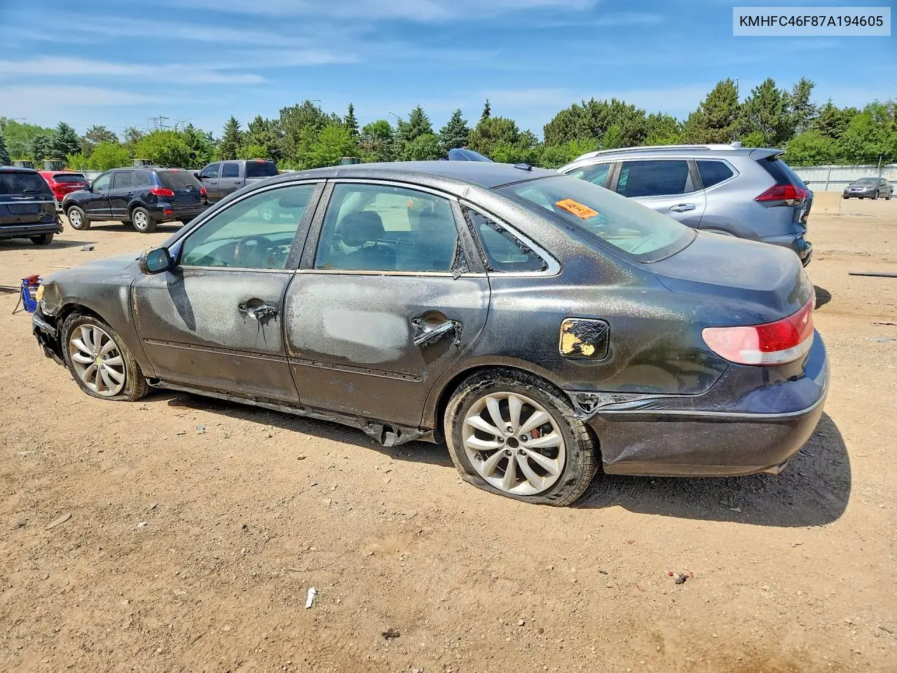 2007 Hyundai Azera Se VIN: KMHFC46F87A194605 Lot: 54855346