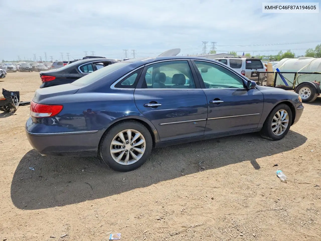 2007 Hyundai Azera Se VIN: KMHFC46F87A194605 Lot: 54855346