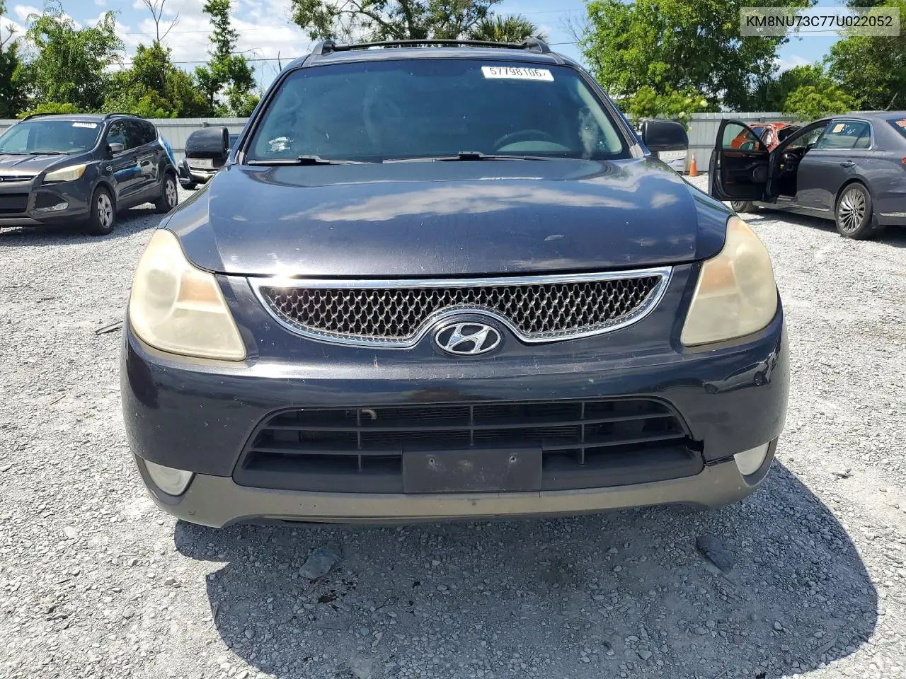 2007 Hyundai Veracruz Gls VIN: KM8NU73C77U022052 Lot: 57798106