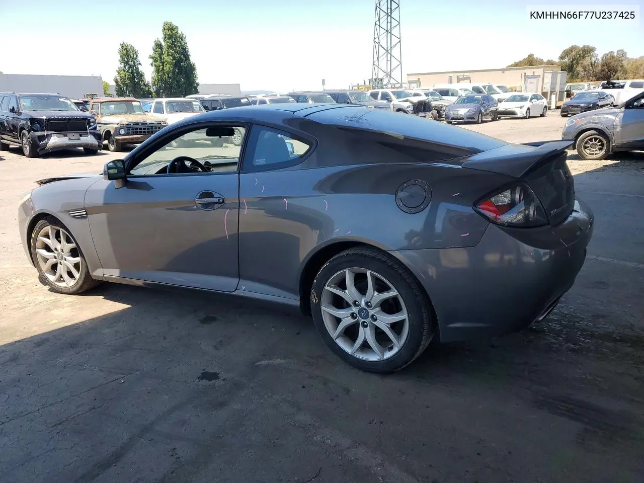 2007 Hyundai Tiburon Gt VIN: KMHHN66F77U237425 Lot: 57965266