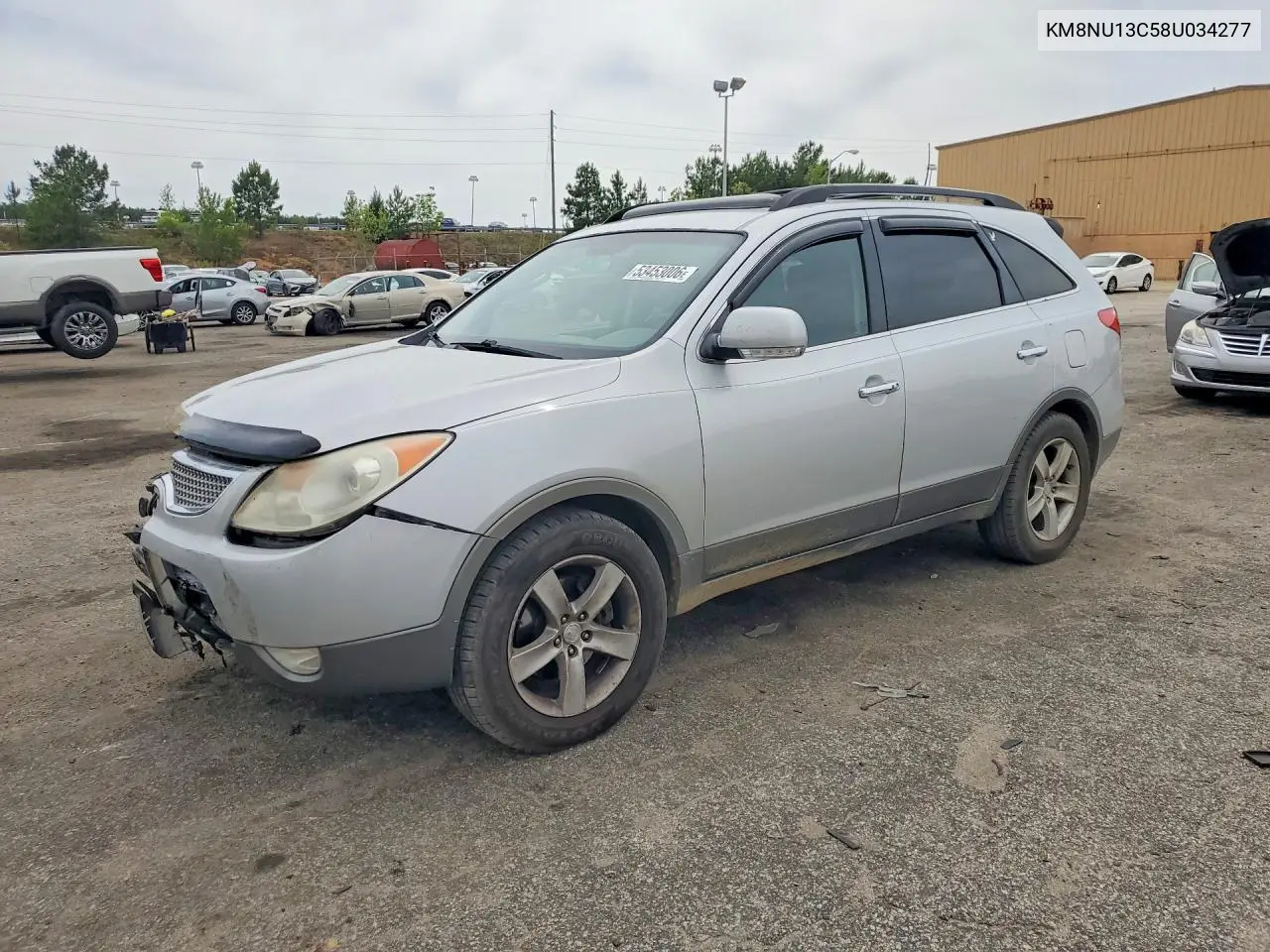 2008 Hyundai Veracruz Gls VIN: KM8NU13C58U034277 Lot: 53453006
