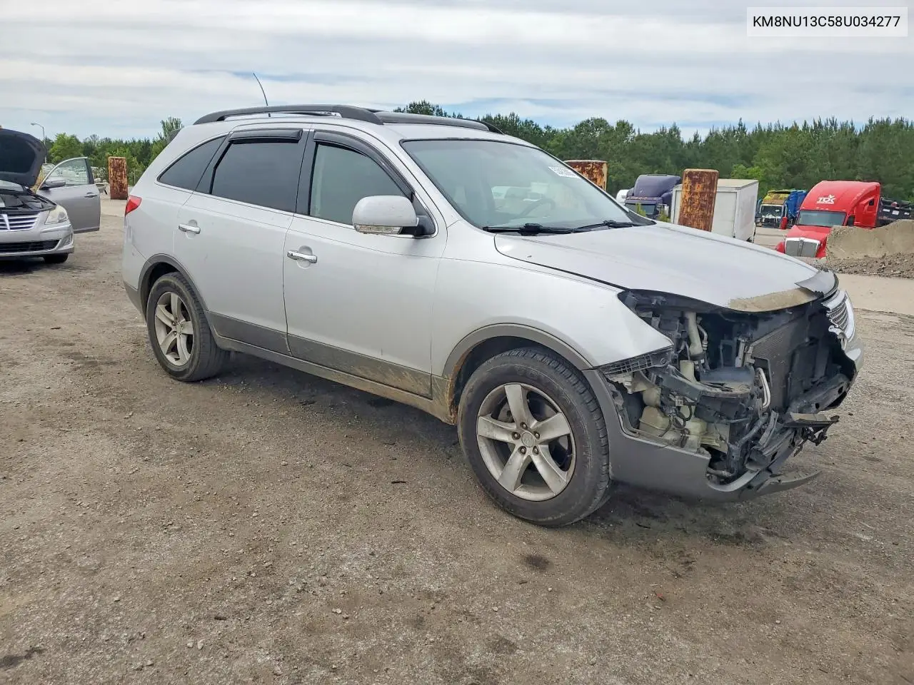 2008 Hyundai Veracruz Gls VIN: KM8NU13C58U034277 Lot: 53453006