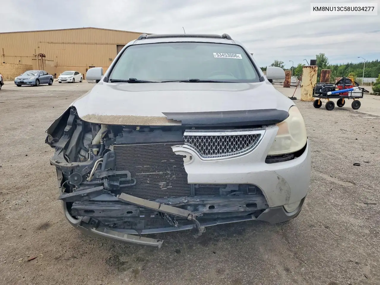 2008 Hyundai Veracruz Gls VIN: KM8NU13C58U034277 Lot: 53453006