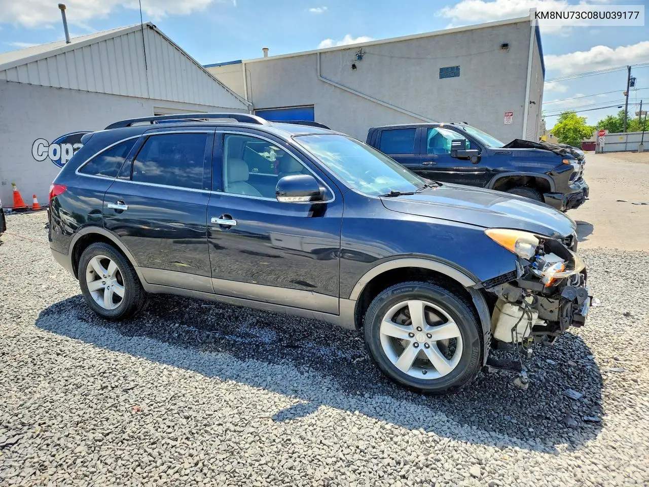 2008 Hyundai Veracruz Gls/Se/Limited VIN: KM8NU73C08U039177 Lot: 56942326