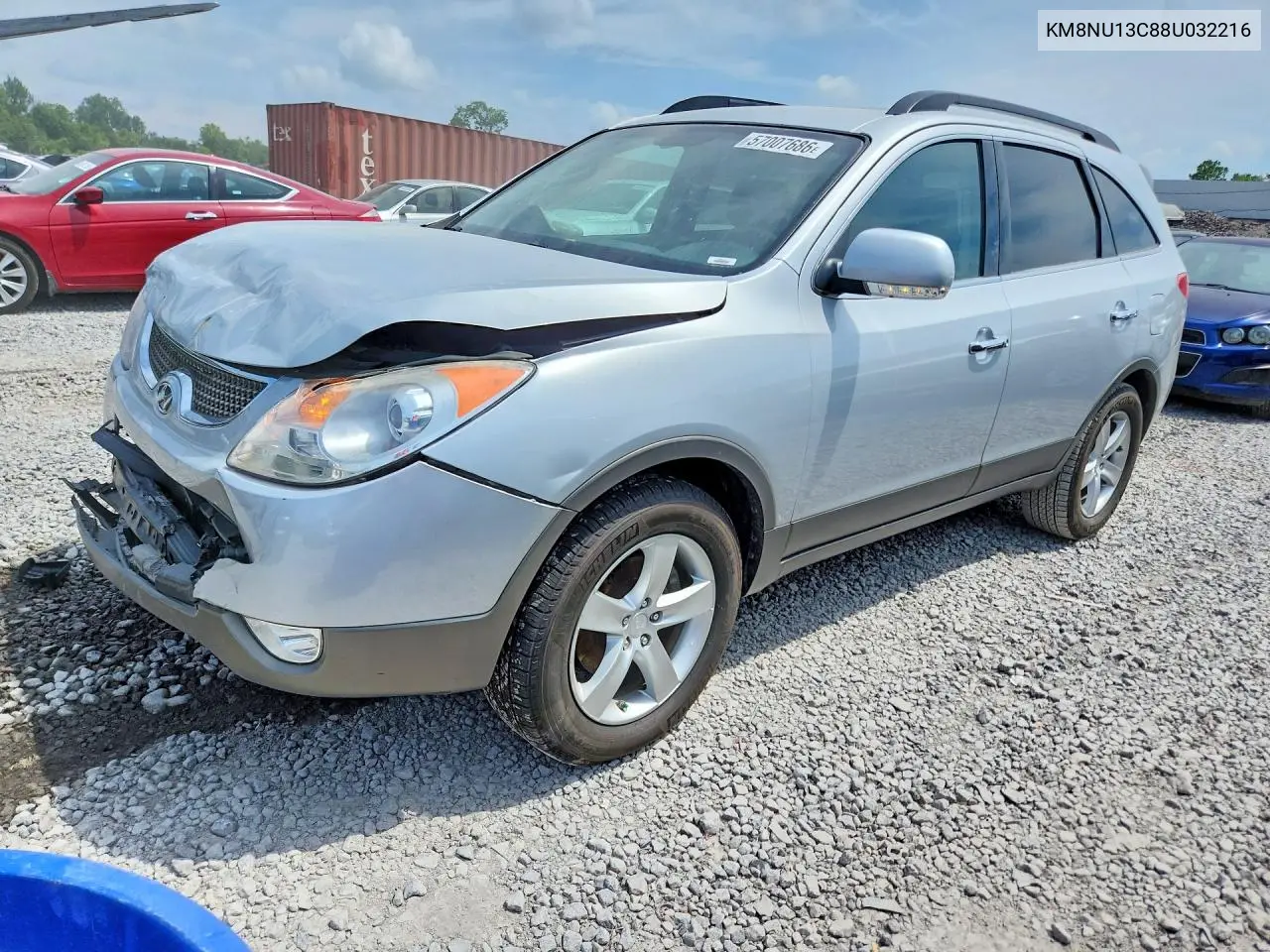 2008 Hyundai Veracruz Gls VIN: KM8NU13C88U032216 Lot: 57007686