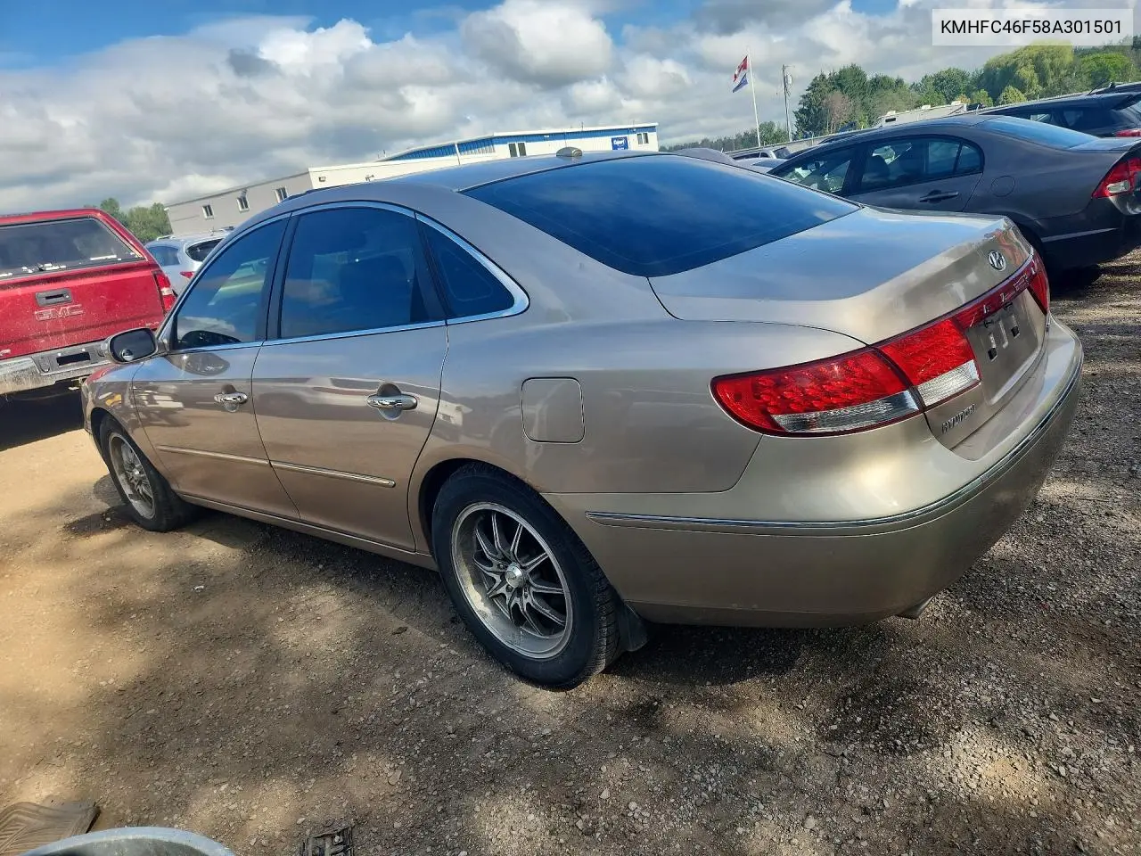 2008 Hyundai Azera Limited VIN: KMHFC46F58A301501 Lot: 57404026