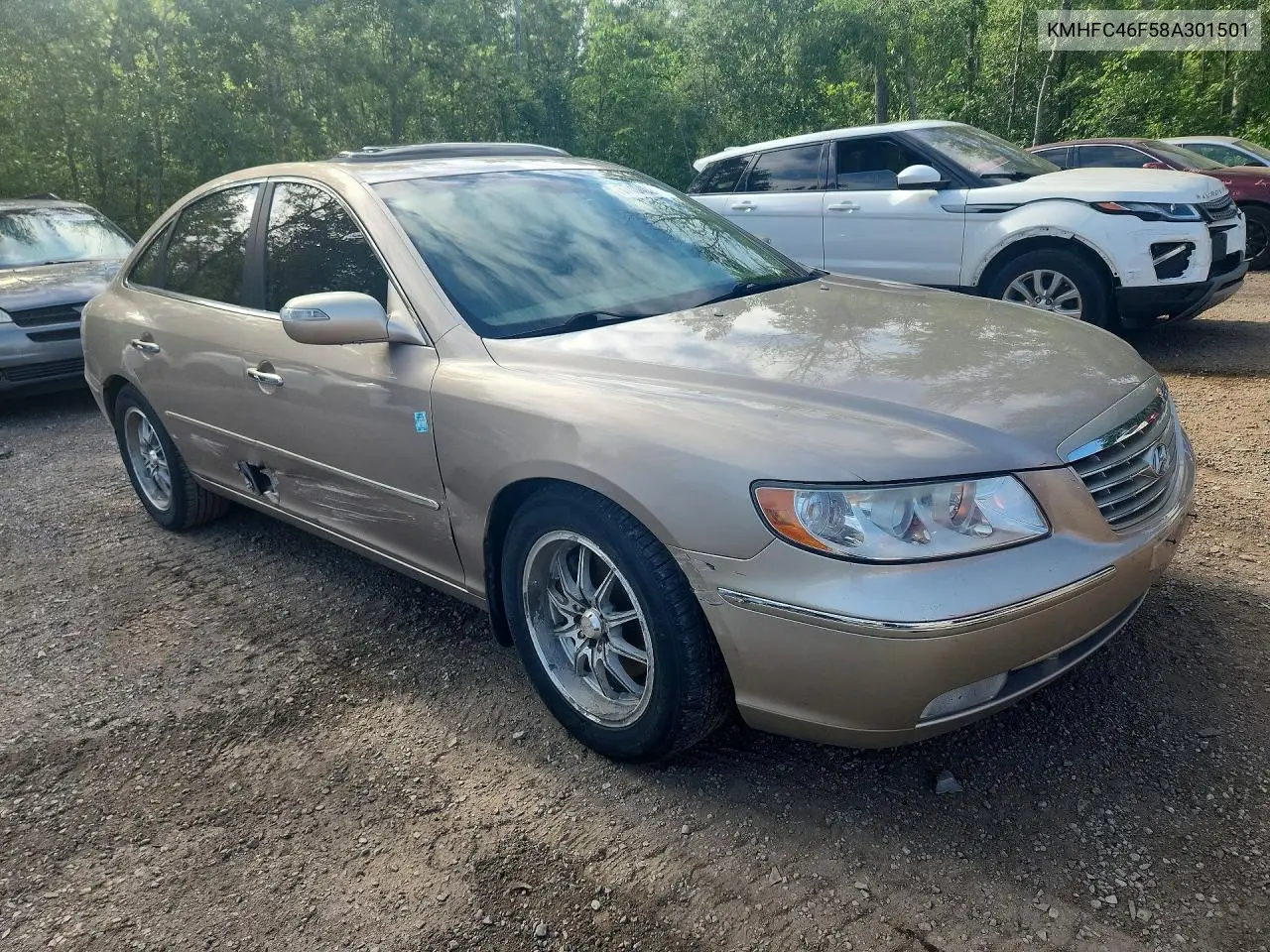 2008 Hyundai Azera Limited VIN: KMHFC46F58A301501 Lot: 57404026