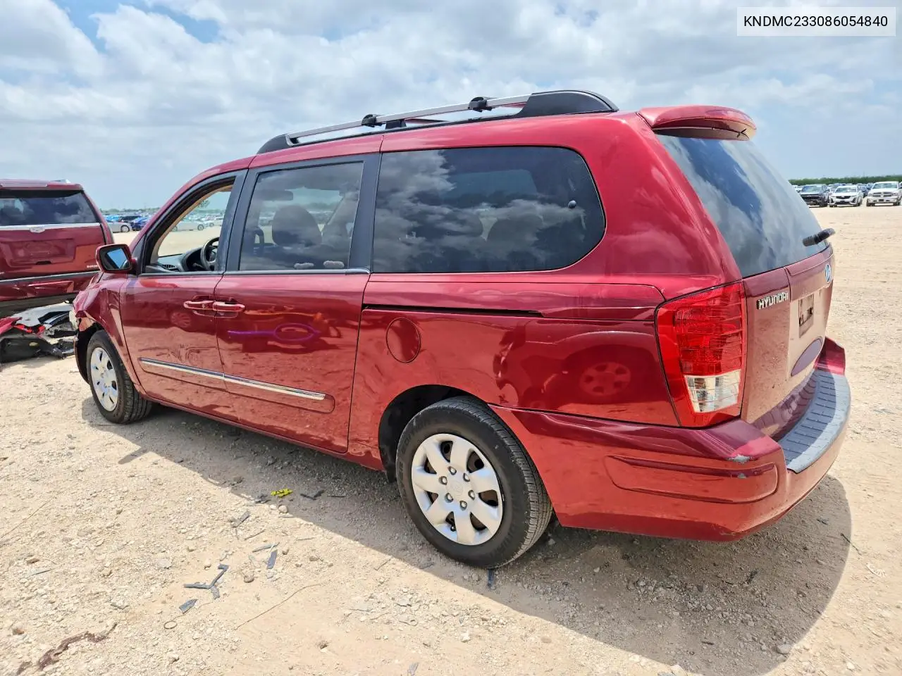 2008 Hyundai Entourage Gls VIN: KNDMC233086054840 Lot: 58116586