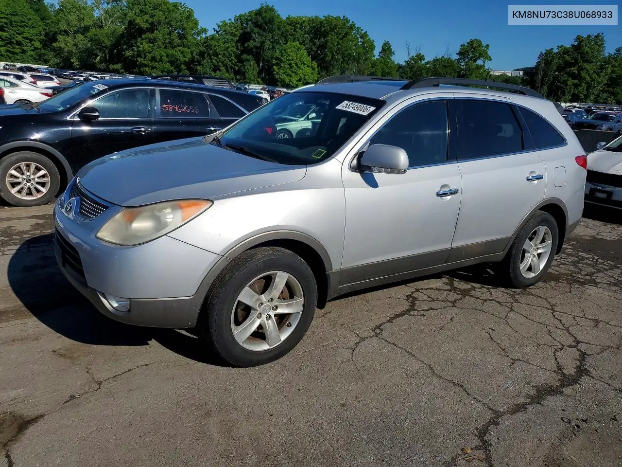 2008 Hyundai Veracruz Gls VIN: KM8NU73C38U068933 Lot: 58249006