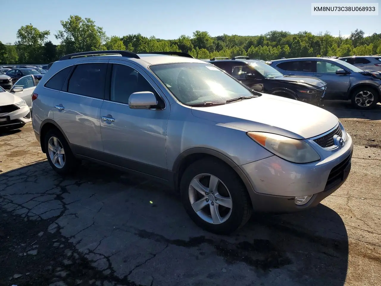 2008 Hyundai Veracruz Gls VIN: KM8NU73C38U068933 Lot: 58249006