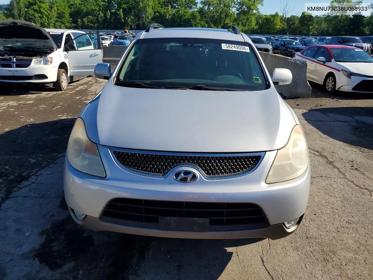 2008 Hyundai Veracruz Gls VIN: KM8NU73C38U068933 Lot: 58249006