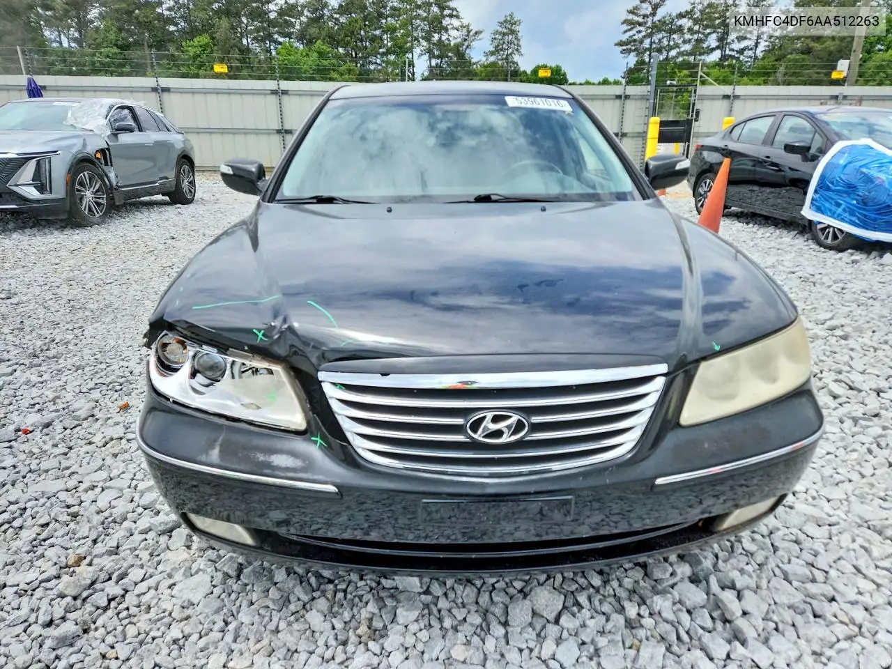 2010 Hyundai Azera Limited VIN: KMHFC4DF6AA512263 Lot: 53961016