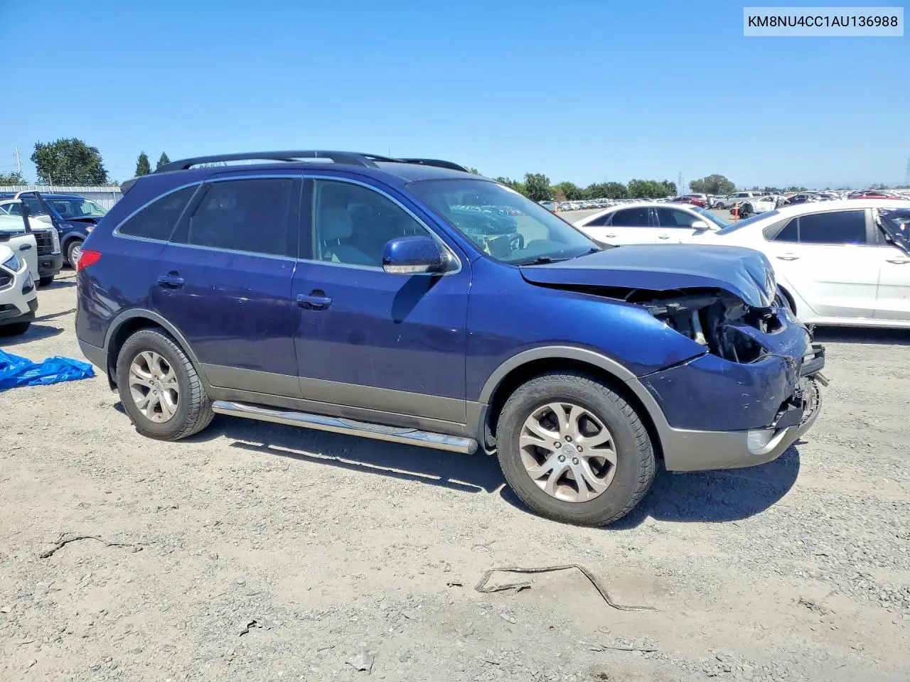 2010 Hyundai Veracruz Gls VIN: KM8NU4CC1AU136988 Lot: 57059136