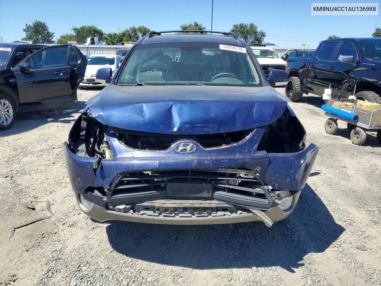 2010 Hyundai Veracruz Gls VIN: KM8NU4CC1AU136988 Lot: 57059136