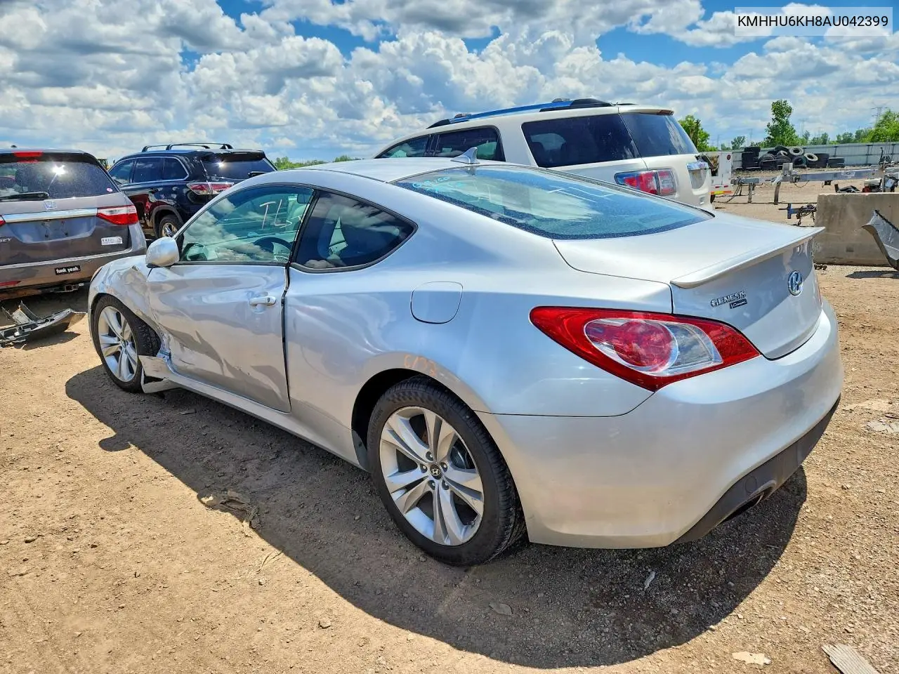 2010 Hyundai Genesis Coupe 3.8L VIN: KMHHU6KH8AU042399 Lot: 57060176