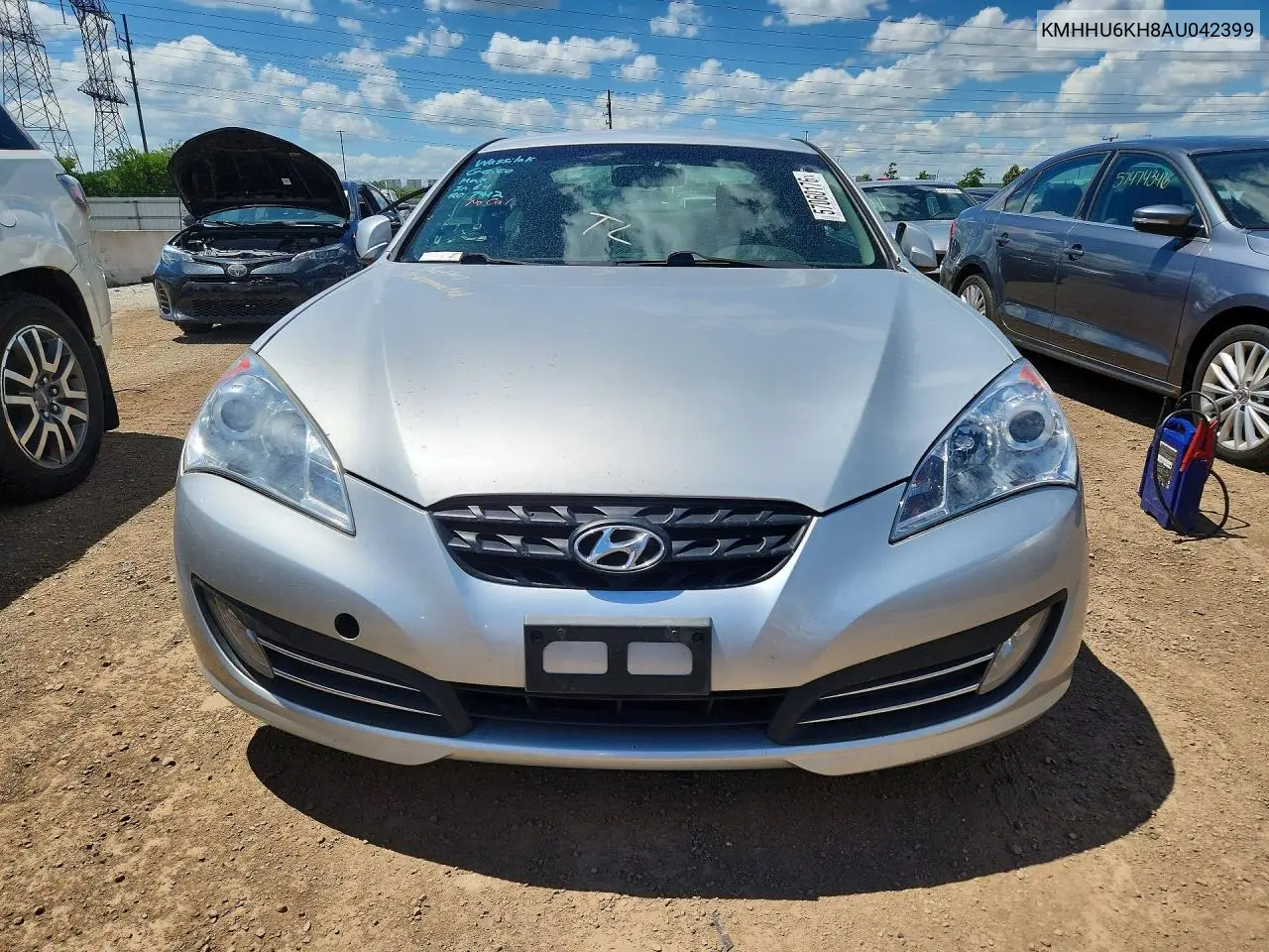 2010 Hyundai Genesis Coupe 3.8L VIN: KMHHU6KH8AU042399 Lot: 57060176